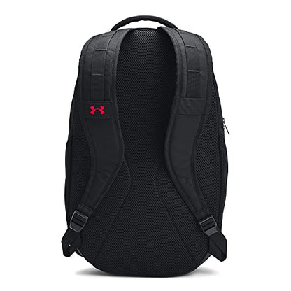 Under Armour Unisex Hustle 5.0 Backpack - color: (017) Black / Black / Red