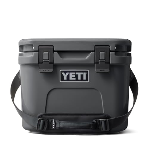 YETI Roadie 15 Hard Cooler with DoubleDuty Shoulder Strap - color: Charcoal