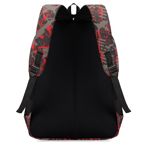 rickyh style Stylish Backpack: Multi-functional and Lightweight Bag for Travel, School, and Outdoor Activities - color: 007tuhong