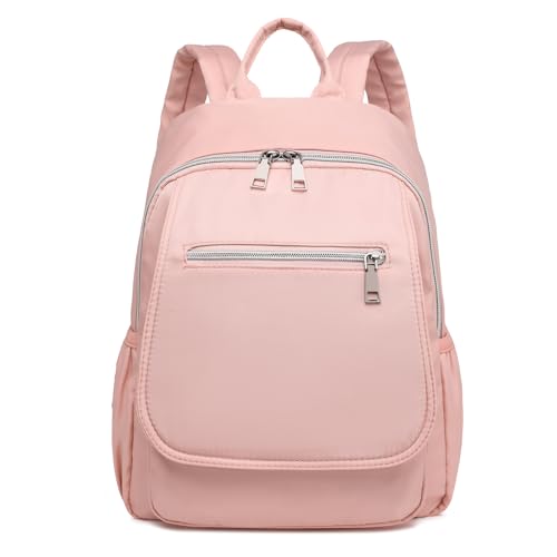 Small Diaper Bag Backpack, Mini Diaper Bag Purse with 10 Pockets, Travel Baby Bag for Baby Girls, Insulated Pockets, Stroller Straps,pInk - color: Pink