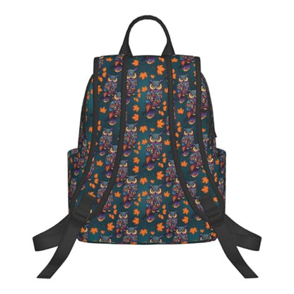 Anti Scratch Polyester Backpack Boho Mandala Owl, Smooth Surface Multipurpose Travel Pack for All Weather Daily Use Unisex - color: Picture (44)