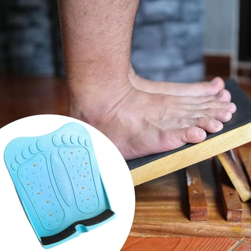 Vaveren Slant Board Calf Stretcher Incline Board Ankle Stretcher with Massage Multi Ffunctional Lightweight Aid Leg Exercise Machines, Blue - color: Blue