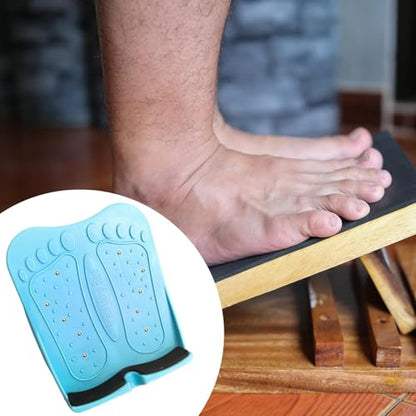 Vaveren Slant Board Calf Stretcher Incline Board Ankle Stretcher with Massage Multi Ffunctional Lightweight Aid Leg Exercise Machines, Blue - color: Blue