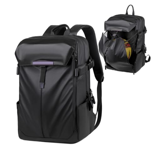 Basketball Backpack Large Sports Bag with Laptop Compartment for Helmet Soccer Volleyball Football Travel Waterproof - color: A