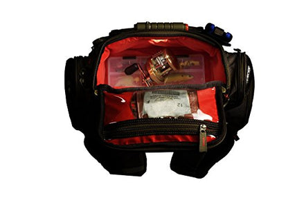 Custom Leathercraft Wild River CLC WT3505 Tackle Tek Mission Lighted Convertible Tackle Bag with Four PT3500 Trays, Small