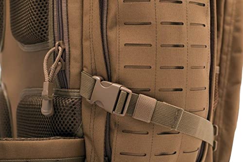 LA Police Gear Atlas 72 Hour Tactical Backpack for Men & Women, Large Bug Out Bag with MOLLE System, Hiking Hunting Combat Backpack, Ranger Green - color: Ranger Green