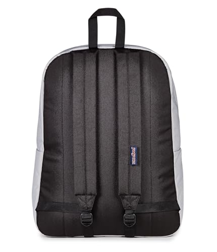 JanSport SuperBreak One Backpack - Durable, Lightweight Bag with 1 Main Compartment, Front Utility Pocket with Built-in Organizer, Premium Backpack, Grounded Grey - color: Grounded Grey