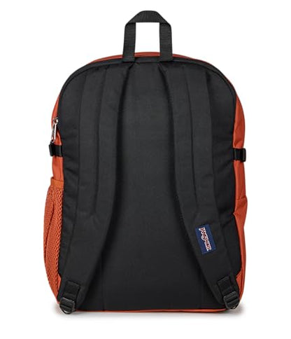 JanSport Main Campus Backpack - Travel or Work Backpack with 15-Inch Laptop Sleeve and Dual Water Bottle Pockets, Dune Red - color: Dune Red