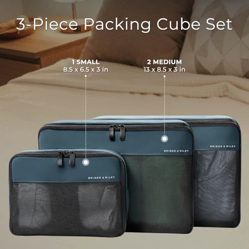 Briggs & Riley Travel Essentials Carry-On Compression Packing Cube Set - color: Ocean, size: Carry-On