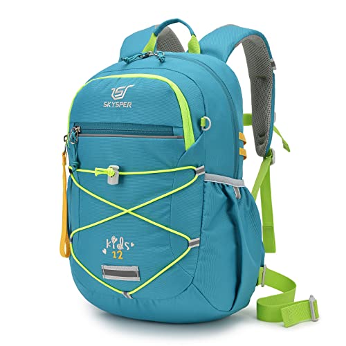 SKYSPER Kids Backpack 12L Children School Bag Child Boy Girl Pack Ages 4-8 for Traveling Day Trips Classes Camping(Gyan) - color: Cyan, size: Small