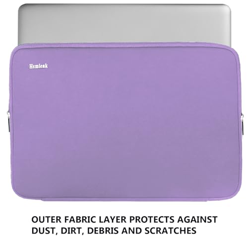 14 inch Laptop Case, Shockproof Protective Computer Sleeve Flip Cover Briefcase Carrying Bag Compatible with 14" HP, Lenovo, Asus, Acer, Notebook, Chromebook Computer, Light Purple - color: Light Purple, size: 14 Inch