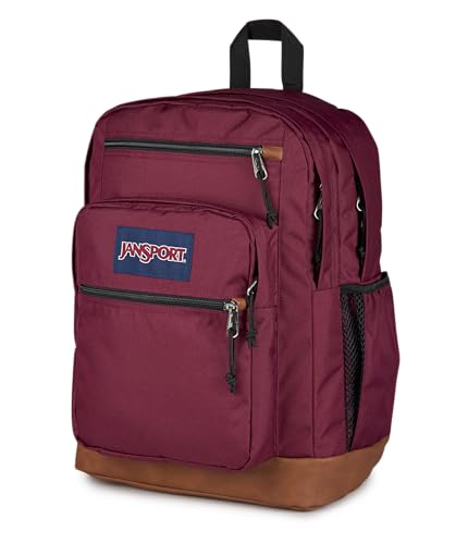 JanSport Cool Backpack with 15-inch Laptop Sleeve, Large Computer Bag Rucksack with 2 Compartments, Ergonomic Straps, Cherry Lacquer - color: Cherry Lacquer