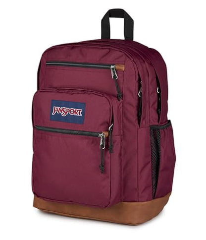 JanSport Cool Backpack with 15-inch Laptop Sleeve, Large Computer Bag Rucksack with 2 Compartments, Ergonomic Straps, Cherry Lacquer - color: Cherry Lacquer