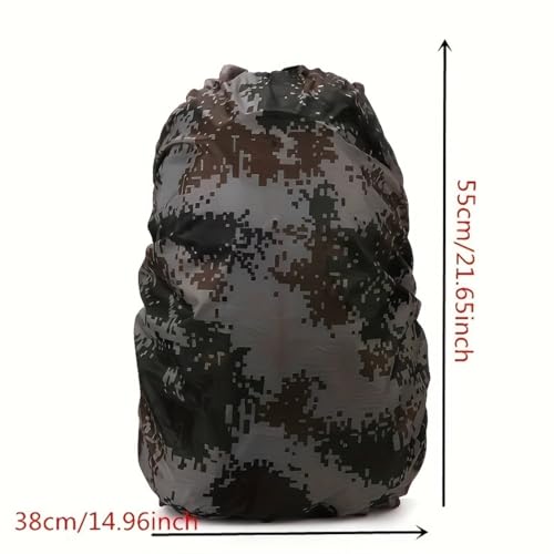 2 Pack Waterproof Backpack Rain Cover Fits 30-50L Backpacks