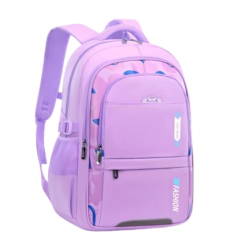 Minimalist Modern Spacious Backpack with Durable Multi-Pocket Design, Stylish Anti-Theft Ultra-Light Daypack (purple) - color: Purple