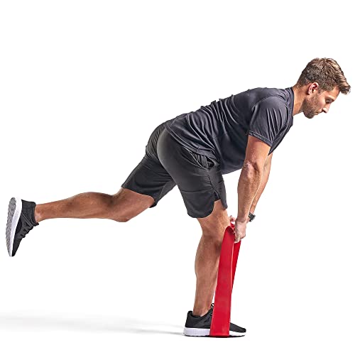 Sunny Health & Fitness Versatile Resistance Bands (Single or Combo Set) for Strength Training, Power Cage, Squat Rack, Home Gym, Body Stretching, Physical Therapy – 100, 140, 160, 180 & 10-75 LB Combo - style: 160 LB Band