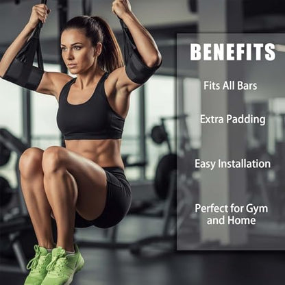 Hanging Ab Straps for Pull Up Bar,Gym Ab Sling Straps for Arm Pull up Workout Support for Training Knee and Leg Raises