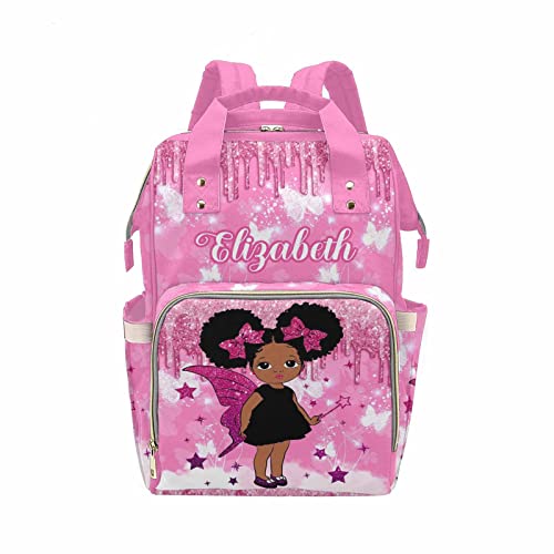 MyPupSocks Personalized Diaper Bag for Mom and Dad - Large Capacity Custom With Name, Multifunctional Daypack With Adjustable Shoulder Straps - color: Multi 20