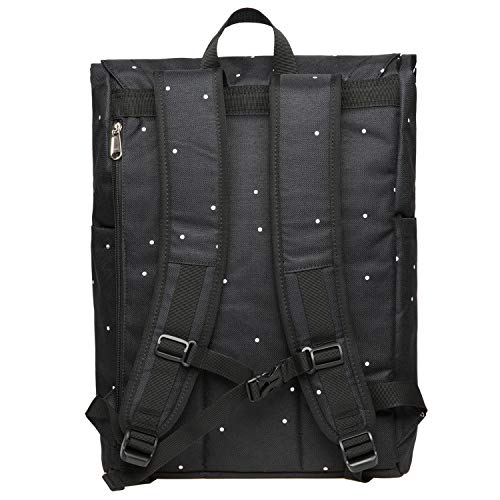 KAUKKO Casual Daypacks&multipurpose backpacks，Outdoor Backpack,Travel Casual Rucksack，Laptop Backpack Fits 15" - color: 14-blackdot