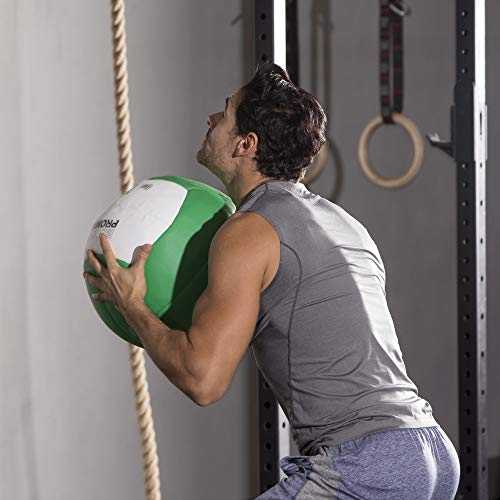 Champion Sports Rhino Promax Wall Balls - Soft Shell Non-Slip Grip for Weightlifting, Plyometrics, Cross Training, & Home Gym - style: 30 LBS