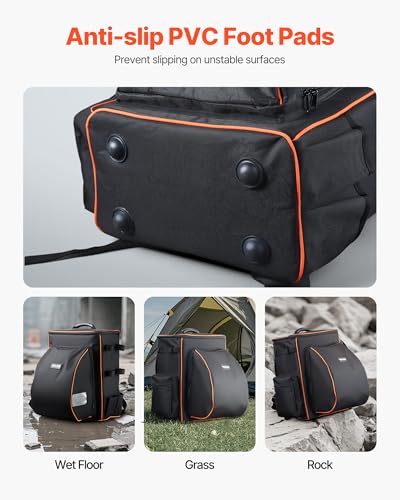 VEVOR Welding Backpack, 35.6L Welder Backpack for Tools and Helmet, 600D Polyester Extreme Gear Pack with Helmet Catch Bag, Multi-Purpose Gear Storage Bag for Welding, Outdoor Camping, Mountaineering - style: 600D Polyester-1