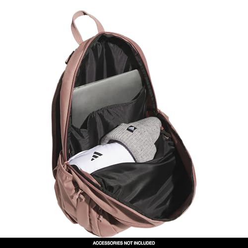adidas Prime 7 Backpack for Laptop, School and Travel, 37L - color: Warm Clay Pink/Black