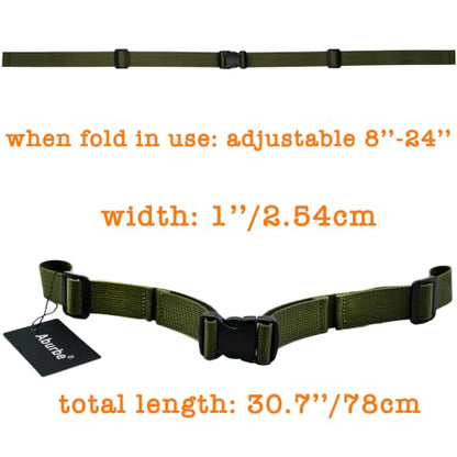 Backpack Chest Strap, Universal Add on Adjustable Sternum Strap, Chest Belt Replacement, with Heavy Duty Quick Release Buckle Clip, for Travel, Hiking, Camping, School - color: Army Green