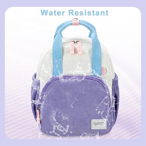 Bluboon Toddler Backpack for Girls Boys 2-4 Cute 12" Preschool Kindergarten Backpacks Kids Daycare Bags School Travel (Purple-blue, Age 2-4 (12" H not Fit A4 Folder)) - color: Purple-blue, size: Age 2-4 (12" H not Fit A4 Folder)