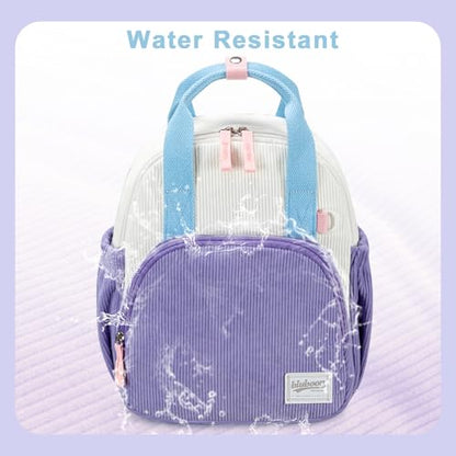 Bluboon Toddler Backpack for Girls Boys 2-4 Cute 12" Preschool Kindergarten Backpacks Kids Daycare Bags School Travel (Purple-blue, Age 2-4 (12" H not Fit A4 Folder)) - color: Purple-blue, size: Age 2-4 (12" H not Fit A4 Folder)