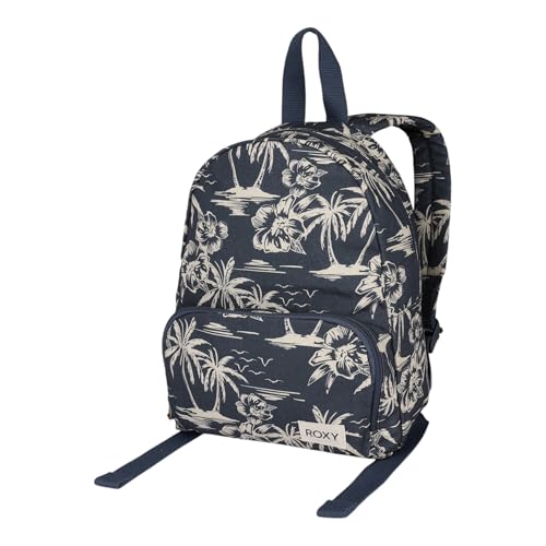 Roxy Women's Always Core Backpack | Travel | Everyday Carry | Beach | Polyester | 8L Capacity - Vaca Vibes Indigo - color: Vaca Vibes Indigo