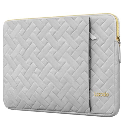 Lacdo 14 Inch Laptop Sleeve Case for HP Lenovo Dell ASUS Acer Chromebook 14, HP Stream 14, Dell Inspiron 14 / Latitude 14, Lenovo ThinkPad 14 / IdeaPad 14, ASUS VivoBook/ZenBook 14 Computer Bag, Gray - color: Gray, size: 14 Inch