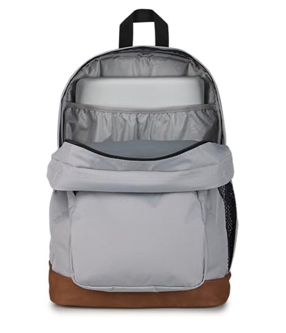 JanSport Cool Backpack with 15-inch Laptop Sleeve, Large Computer Bag Rucksack with 2 Compartments, Ergonomic Straps, Grounded Grey - color: Grounded Grey