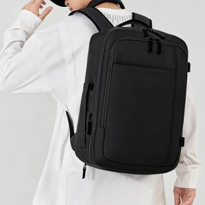 Travel Backpack with Shoe Compartment Multi-Function Large Capacity Travel Bag Portable for Weekend Trip, Beige, Khaki - color: Khaki