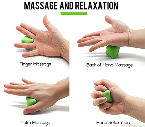 Hand Grip Strengthener Workout Kit (10Pcs) Hands Grip Strength Trainer, Forearm Gripper, Finger Exerciser Stretcher Wrist Ball, Stress Relief Ball for Men and Women, Injury Recovery - color: HSK01N