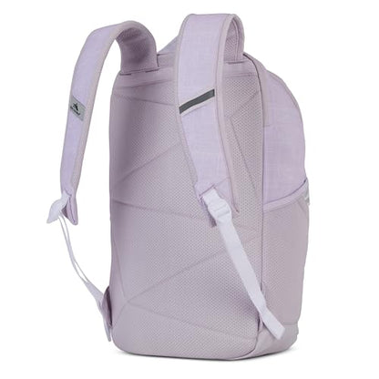 High Sierra Swoop Backpack, Lightweight Bookbag, Large Main Compartment + External Accessory Pockets, Separate Laptop Pocket, Dual Water Bottle Pockets, Fits most 17” Laptops, 30L Capacity, Orchid - color: Orchid Heather