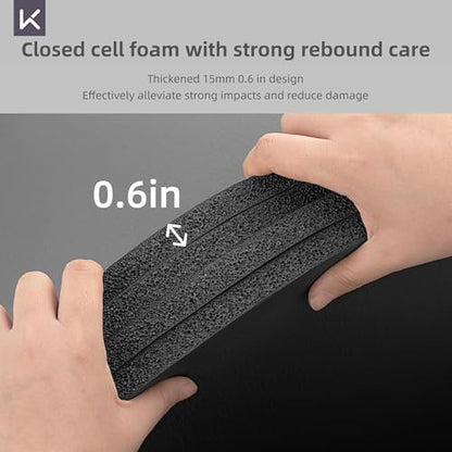KEEP Extra Thick NBR Yoga Mat for Women & Men, 15mm Thick, 72”x32” Large Exercise Mat with Non-Slip Workout Mat for Yoga, Pilates, Stretching, Meditation – Wide & Cushioned Fitness Mat - color: Grey