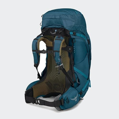 Osprey Atmos AG 65L Men's Backpacking Backpack, Venturi Blue, S/M - color: Venturi Blue, size: Small-Medium