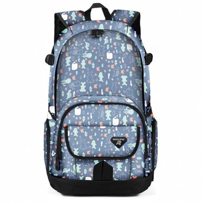 rickyh style School Backpack Travel Bag for Men & Women Lightweight College Back Pack with Laptop Compartmen - color: 04hdsj