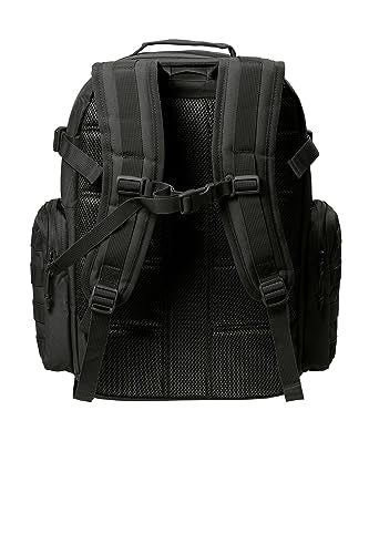 Tactical Gear bag Heavy Duty Duffel Gym bag/Tactical Backpack Custom Embroidered with your own text (Black Backpack) - color: Black Backpack