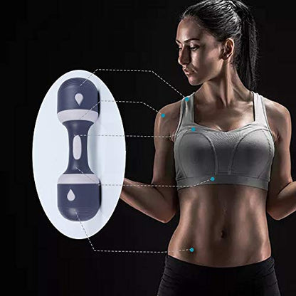 Nice C Adjustable Dumbbells Weights, Neoprene All-in-1 Options, Non-Slip, All-Purpose, Home, Gym, Office - style: Black Purple 11lb Pair