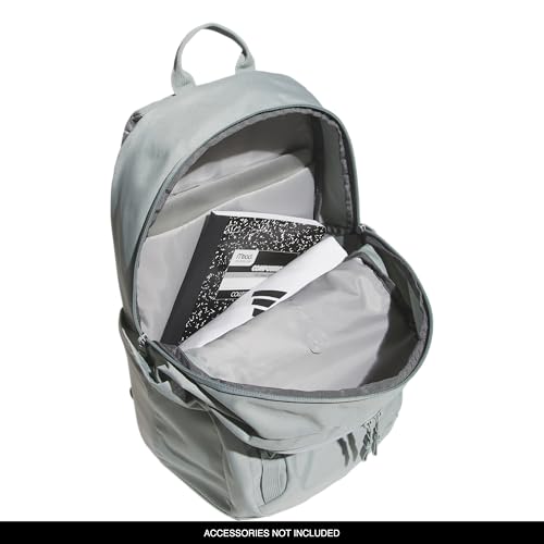 adidas Amplifier Backpack for Laptop, School and Gym, 28L, Wonder Sage Green/White/Regular, OSFA - color: Wonder Sage Green/White/Regular