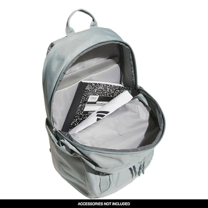 adidas Amplifier Backpack for Laptop, School and Gym, 28L, Wonder Sage Green/White/Regular, OSFA - color: Wonder Sage Green/White/Regular