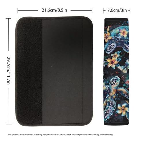 Dreaweet Car Seat Belt Cover Pad Sea Turtle Car Accessories Seatbelt Covers for Women Men 2 Pcs Seatbelt Cushion Seat Belt Covers Soft Comfy - color: Sea Turtle