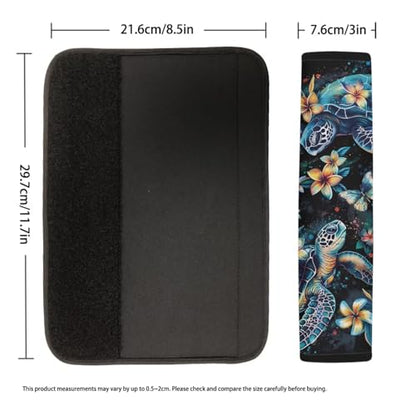 Dreaweet Car Seat Belt Cover Pad Sea Turtle Car Accessories Seatbelt Covers for Women Men 2 Pcs Seatbelt Cushion Seat Belt Covers Soft Comfy - color: Sea Turtle