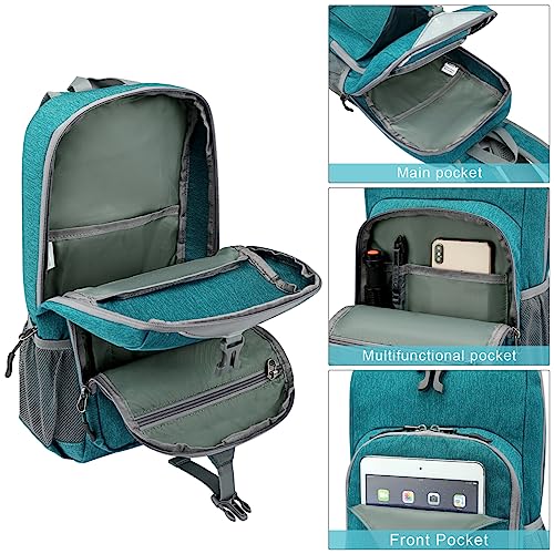 G4Free Mini 10L Hiking Daypack Small Hiking Backpack Cycling Compact Shoulder Backpack Outdoor for Men Women - color: Blue - Peacock Blue