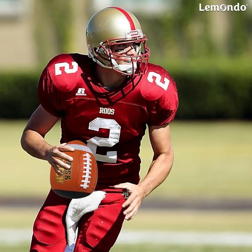 PassCatch Training Football, Enhance Passing Catching Skills, Official & Youth Size(with Pump) - style: Orange 9#(Ages 14+)