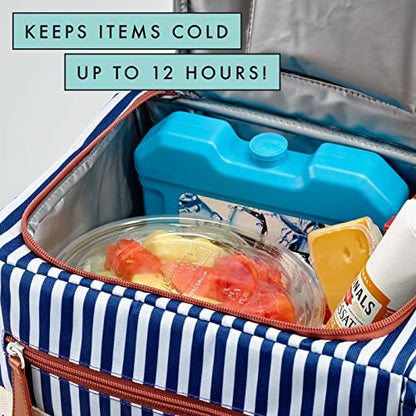 Cool Coolers by Fit + Fresh, XL Cooler Ice Block, Large and Powerful Ice Pack, Perfect for Insulated Cooler, Beach Bag, Backpack Cooler & Travel, 1PK, Blue - size: Large Cooler Ice