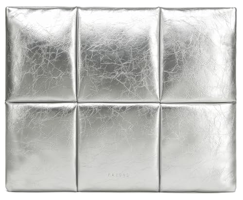 KAYOND 15-16 Inch Puffy Laptop Sleeve for MacBook Air 15 M4/M3/M2 2025-2023and MacBook Pro 16 in M4 2024,Silver - color: Silver, size: For 15"-16" MBA/MAP M4 M3 M2 M1