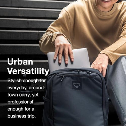 Osprey Aoede 22L Commuter Briefcase Backpack, Magma Brown - color: Magma Brown