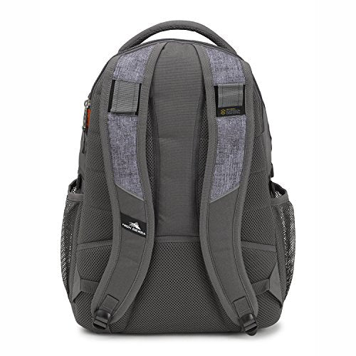 High Sierra Swerve Laptop Backpack, Slate/Woolly Weave, One Size - color: Slate/Woolly Weave